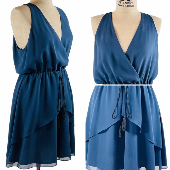 BCBG GENERAL Navy Blue Sleeveless Dress - Picture 8 of 9